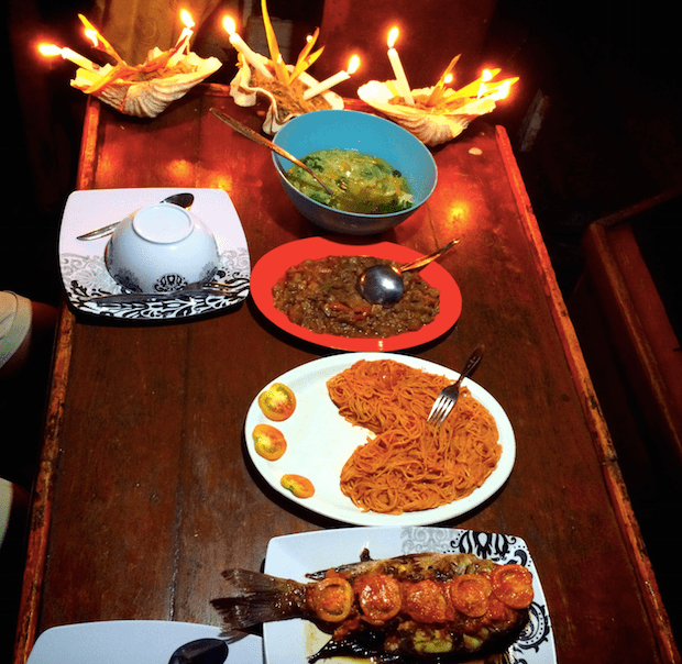 Dinner by Pak Mat! Jadi pengen minta resepnya, enak soalnya!